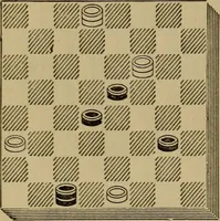 Picture 67 of 619 from Draughts : Gould's problems, critical positions and games by all the greatest players and composers of the world, the whole interspersed with notes on the positions / by Joseph Gould (1895), leaf 33