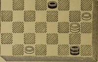 Picture 68 of 619 from Draughts : Gould's problems, critical positions and games by all the greatest players and composers of the world, the whole interspersed with notes on the positions / by Joseph Gould (1895), leaf 33