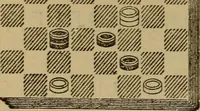 Picture 578 of 619 from Draughts : Gould's problems, critical positions and games by all the greatest players and composers of the world, the whole interspersed with notes on the positions / by Joseph Gould (1895), leaf 357
