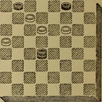 Picture 581 of 619 from Draughts : Gould's problems, critical positions and games by all the greatest players and composers of the world, the whole interspersed with notes on the positions / by Joseph Gould (1895), leaf 357