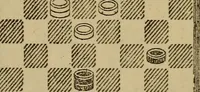 Picture 598 of 619 from Draughts : Gould's problems, critical positions and games by all the greatest players and composers of the world, the whole interspersed with notes on the positions / by Joseph Gould (1895), leaf 362