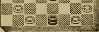 An illustration from Draughts : Gould's problems, critical positions and games by all the greatest players and composers of the world, the whole interspersed with notes on the positions / by Joseph Gould (1895)