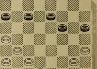 Picture 82 of 619 from Draughts : Gould's problems, critical positions and games by all the greatest players and composers of the world, the whole interspersed with notes on the positions / by Joseph Gould (1895), leaf 37