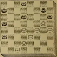 Picture 88 of 619 from Draughts : Gould's problems, critical positions and games by all the greatest players and composers of the world, the whole interspersed with notes on the positions / by Joseph Gould (1895), leaf 39
