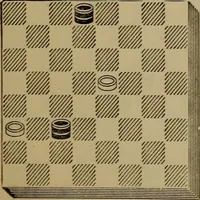 An illustration from Draughts : Gould's problems, critical positions and games by all the greatest players and composers of the world, the whole interspersed with notes on the positions / by Joseph Gould (1895)