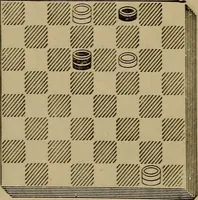 Picture 97 of 619 from Draughts : Gould's problems, critical positions and games by all the greatest players and composers of the world, the whole interspersed with notes on the positions / by Joseph Gould (1895), leaf 42