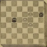 Picture 98 of 619 from Draughts : Gould's problems, critical positions and games by all the greatest players and composers of the world, the whole interspersed with notes on the positions / by Joseph Gould (1895), leaf 42