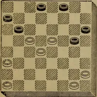 Picture 127 of 619 from Draughts : Gould's problems, critical positions and games by all the greatest players and composers of the world, the whole interspersed with notes on the positions / by Joseph Gould (1895), leaf 52