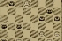 Picture 129 of 619 from Draughts : Gould's problems, critical positions and games by all the greatest players and composers of the world, the whole interspersed with notes on the positions / by Joseph Gould (1895), leaf 52