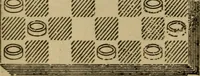 An illustration from Draughts : Gould's problems, critical positions and games by all the greatest players and composers of the world, the whole interspersed with notes on the positions / by Joseph Gould (1895)