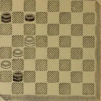 Picture 137 of 619 from Draughts : Gould's problems, critical positions and games by all the greatest players and composers of the world, the whole interspersed with notes on the positions / by Joseph Gould (1895), leaf 55