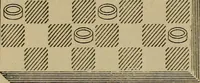 An illustration from Draughts : Gould's problems, critical positions and games by all the greatest players and composers of the world, the whole interspersed with notes on the positions / by Joseph Gould (1895)