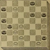 Picture 164 of 619 from Draughts : Gould's problems, critical positions and games by all the greatest players and composers of the world, the whole interspersed with notes on the positions / by Joseph Gould (1895), leaf 63