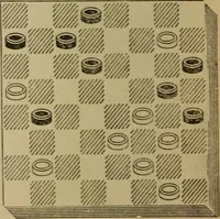 Picture 165 of 619 from Draughts : Gould's problems, critical positions and games by all the greatest players and composers of the world, the whole interspersed with notes on the positions / by Joseph Gould (1895), leaf 63