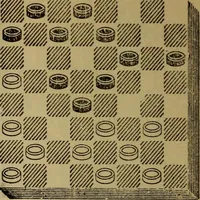 Picture 174 of 619 from Draughts : Gould's problems, critical positions and games by all the greatest players and composers of the world, the whole interspersed with notes on the positions / by Joseph Gould (1895), leaf 65