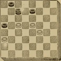 Picture 183 of 619 from Draughts : Gould's problems, critical positions and games by all the greatest players and composers of the world, the whole interspersed with notes on the positions / by Joseph Gould (1895), leaf 68