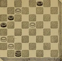 Picture 184 of 619 from Draughts : Gould's problems, critical positions and games by all the greatest players and composers of the world, the whole interspersed with notes on the positions / by Joseph Gould (1895), leaf 69