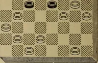 Picture 223 of 619 from Draughts : Gould's problems, critical positions and games by all the greatest players and composers of the world, the whole interspersed with notes on the positions / by Joseph Gould (1895), leaf 79