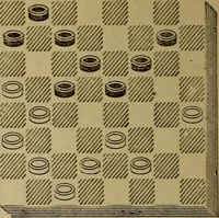 Picture 231 of 619 from Draughts : Gould's problems, critical positions and games by all the greatest players and composers of the world, the whole interspersed with notes on the positions / by Joseph Gould (1895), leaf 81
