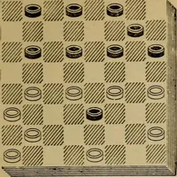 Picture 232 of 619 from Draughts : Gould's problems, critical positions and games by all the greatest players and composers of the world, the whole interspersed with notes on the positions / by Joseph Gould (1895), leaf 82