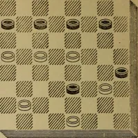 Picture 248 of 619 from Draughts : Gould's problems, critical positions and games by all the greatest players and composers of the world, the whole interspersed with notes on the positions / by Joseph Gould (1895), leaf 85