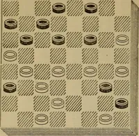Picture 253 of 619 from Draughts : Gould's problems, critical positions and games by all the greatest players and composers of the world, the whole interspersed with notes on the positions / by Joseph Gould (1895), leaf 87