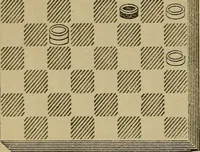 Picture 258 of 619 from Draughts : Gould's problems, critical positions and games by all the greatest players and composers of the world, the whole interspersed with notes on the positions / by Joseph Gould (1895), leaf 89