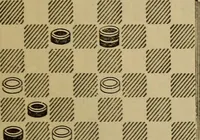 Picture 263 of 619 from Draughts : Gould's problems, critical positions and games by all the greatest players and composers of the world, the whole interspersed with notes on the positions / by Joseph Gould (1895), leaf 90