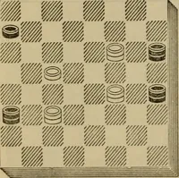 Picture 269 of 619 from Draughts : Gould's problems, critical positions and games by all the greatest players and composers of the world, the whole interspersed with notes on the positions / by Joseph Gould (1895), leaf 91