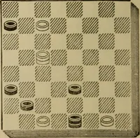 Picture 272 of 619 from Draughts : Gould's problems, critical positions and games by all the greatest players and composers of the world, the whole interspersed with notes on the positions / by Joseph Gould (1895), leaf 91