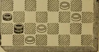 Picture 280 of 619 from Draughts : Gould's problems, critical positions and games by all the greatest players and composers of the world, the whole interspersed with notes on the positions / by Joseph Gould (1895), leaf 93