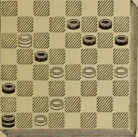 Picture 281 of 619 from Draughts : Gould's problems, critical positions and games by all the greatest players and composers of the world, the whole interspersed with notes on the positions / by Joseph Gould (1895), leaf 94