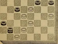 Picture 282 of 619 from Draughts : Gould's problems, critical positions and games by all the greatest players and composers of the world, the whole interspersed with notes on the positions / by Joseph Gould (1895), leaf 94
