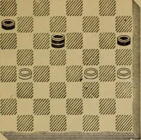 Picture 291 of 619 from Draughts : Gould's problems, critical positions and games by all the greatest players and composers of the world, the whole interspersed with notes on the positions / by Joseph Gould (1895), leaf 98