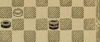 Picture 294 of 619 from Draughts : Gould's problems, critical positions and games by all the greatest players and composers of the world, the whole interspersed with notes on the positions / by Joseph Gould (1895), leaf 98