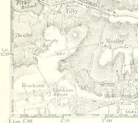 An illustration from The draughtsman's handbook of plan and map drawing, including instructions for the preparation of engineering, architectural, and mechanical drawings (1874)