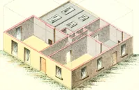 An illustration from The draughtsman's handbook of plan and map drawing, including instructions for the preparation of engineering, architectural, and mechanical drawings (1874)