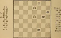 Picture 32 of 72 from The draughts-player's guide and companion : a guide to the student, and a companion for the advanced player (1890), leaf 135