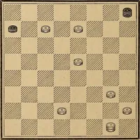 An illustration from The draughts-player's guide and companion : a guide to the student, and a companion for the advanced player (1890)