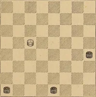 An illustration from The draughts-player's guide and companion : a guide to the student, and a companion for the advanced player (1890)