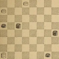 An illustration from The draughts-player's guide and companion : a guide to the student, and a companion for the advanced player (1890)