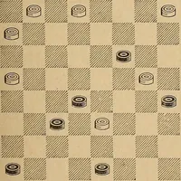 An illustration from The draughts-player's guide and companion : a guide to the student, and a companion for the advanced player (1890)
