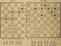 Picture 67 of 72 from The draughts-player's guide and companion : a guide to the student, and a companion for the advanced player (1890), leaf 187