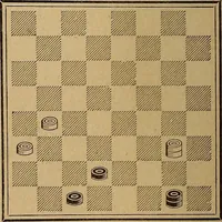 An illustration from The draughts-player's guide and companion : a guide to the student, and a companion for the advanced player (1890)