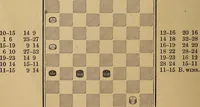 Picture 15 of 72 from The draughts-player's guide and companion : a guide to the student, and a companion for the advanced player (1890), leaf 57