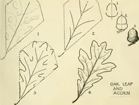 An illustration from Drawing made easy : a helpful book for young artists; the way to begin and finish your sketches, clearly shown step by step (1921)