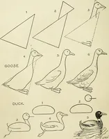 Picture 54 of 143 from Drawing made easy : a helpful book for young artists; the way to begin and finish your sketches, clearly shown step by step (1921), leaf 48