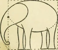An illustration from Drawing made easy : a helpful book for young artists; the way to begin and finish your sketches, clearly shown step by step (1921)