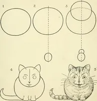 Picture 65 of 143 from Drawing made easy : a helpful book for young artists; the way to begin and finish your sketches, clearly shown step by step (1921), leaf 55
