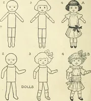 An illustration from Drawing made easy : a helpful book for young artists; the way to begin and finish your sketches, clearly shown step by step (1921)